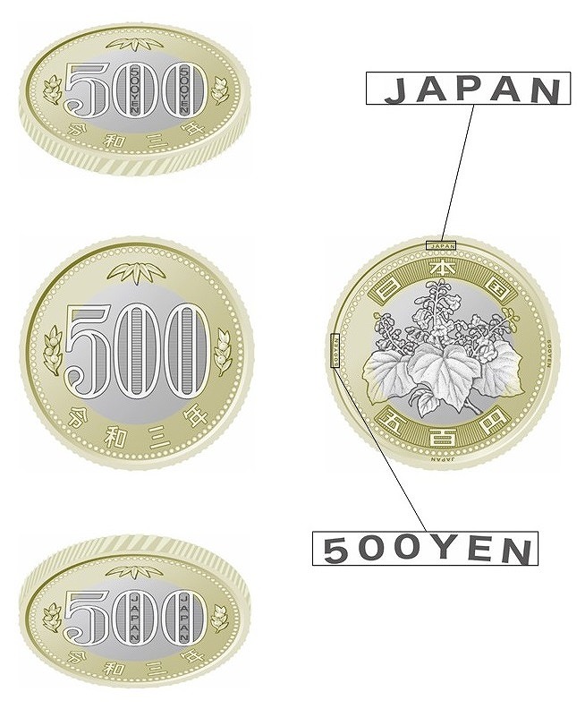 新貨幣500円