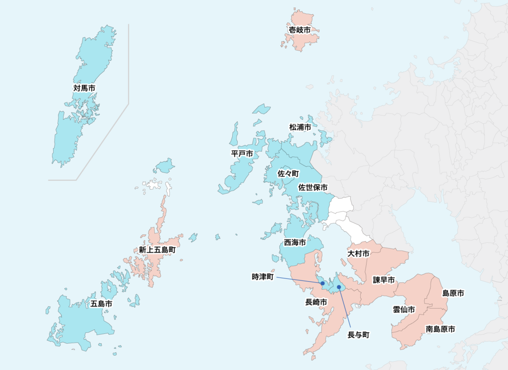 20長崎県聖火リレーマップ