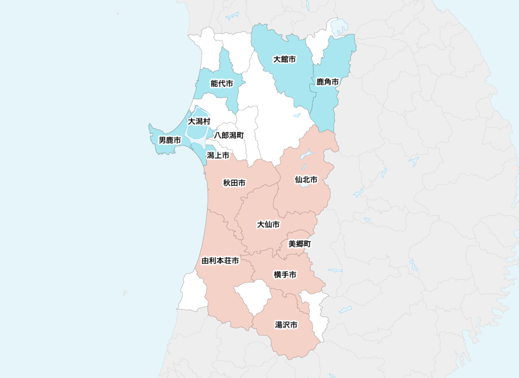 36秋田県聖火リレーマップ