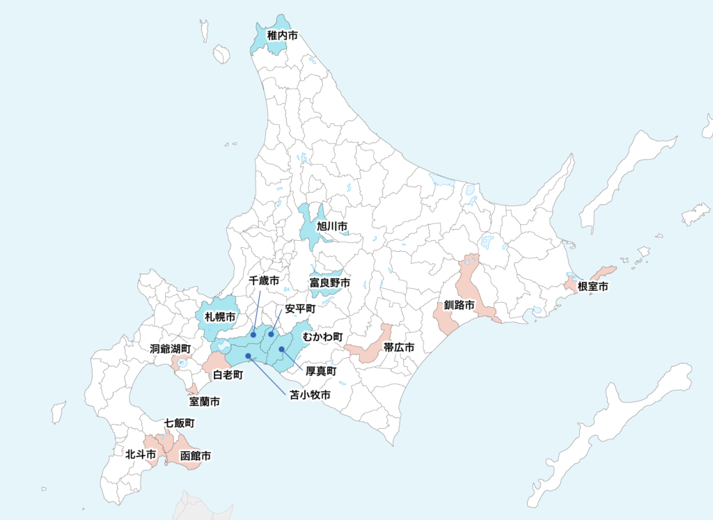 38北海道聖火リレーマップ