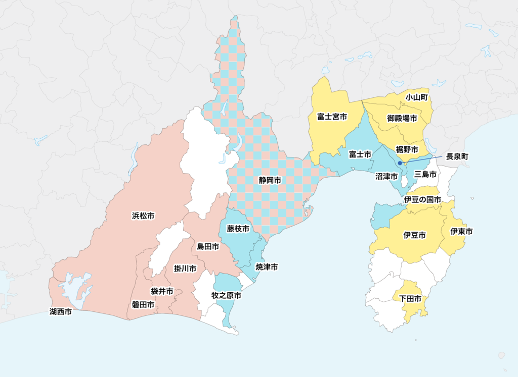 41静岡県聖火リレーマップ